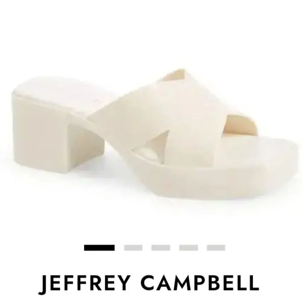 Jeffrey Campbell Cream Mules